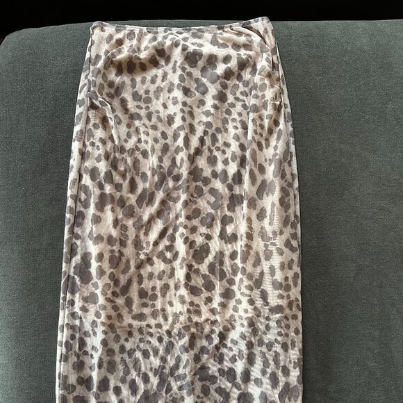 Maxi Cheetah Skirt - Picture 1 of 2